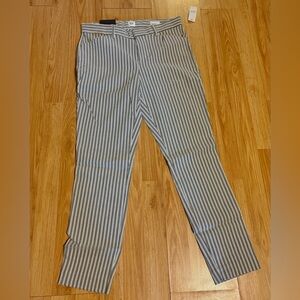 New with tags Gap striped signature skinny ankle pants.